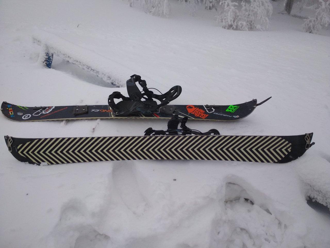 Co musi mít split snowboard - Splitboard stoupaci pasy Montana