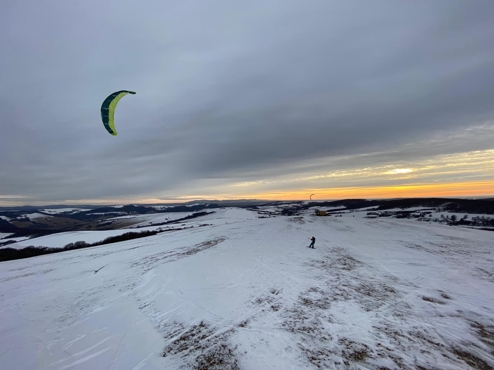 kite Flysurfer Peak4 recenze - 13m snowkiting