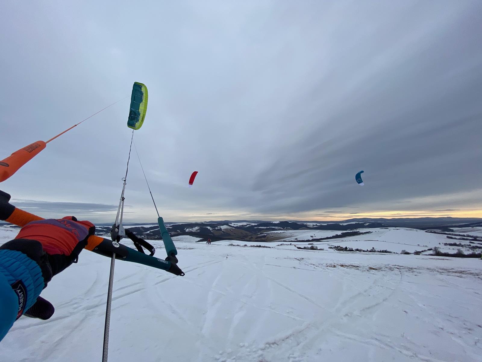 kite Flysurfer Peak4 recenze - snowkite freeride
