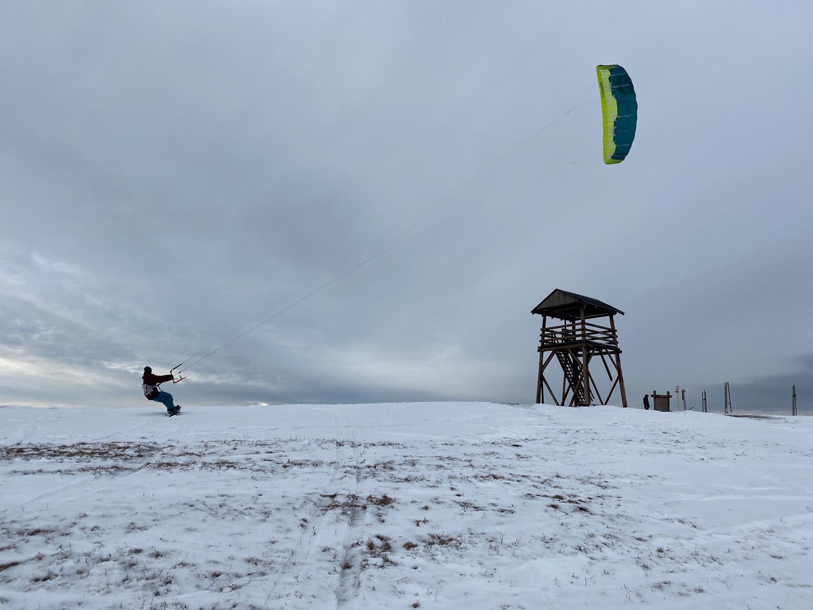 kite Flysurfer Peak4 recenze - snowkite freeride 2