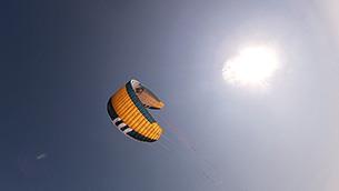 kite Flysurfer Sonic3 11m - z boku