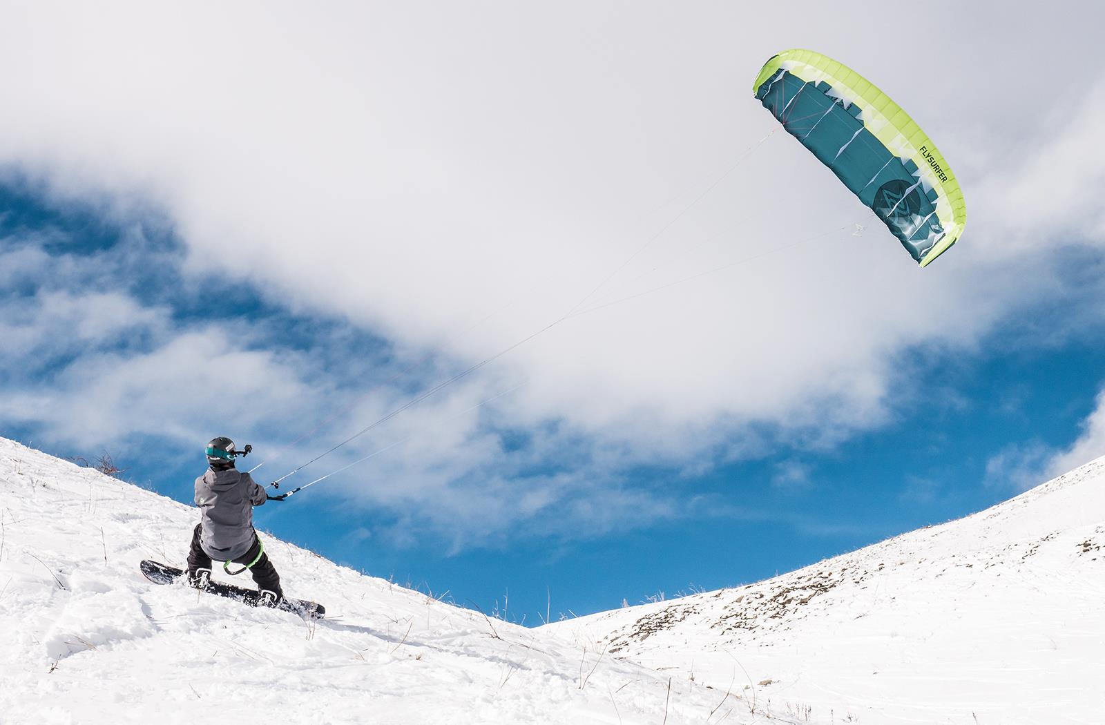 Jak velký single skin drak na snowkite - Flysurfer Peak4 freeride