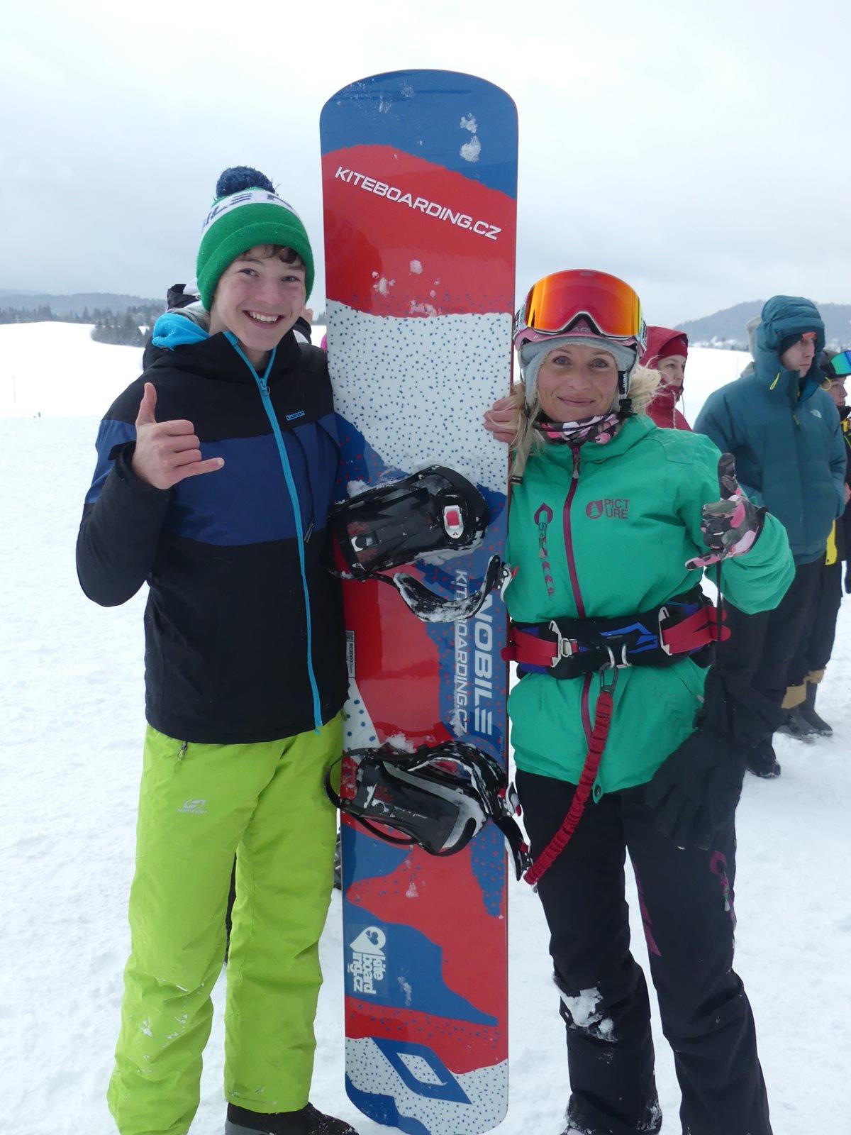 Orava Snowkite Challenge 2021 - race snowkite board
