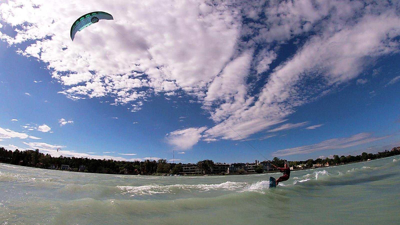 Kitesurfing Balaton - freeride pohoda