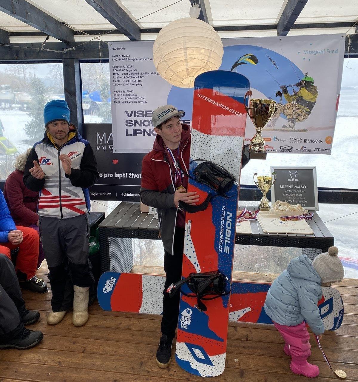 Visegarad Snowkite Cup 2022 Lipno - vyhlášen vítězů