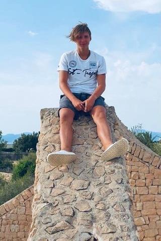 Nový člen KTB riders teamu Denis Ešpandr - na dovolené
