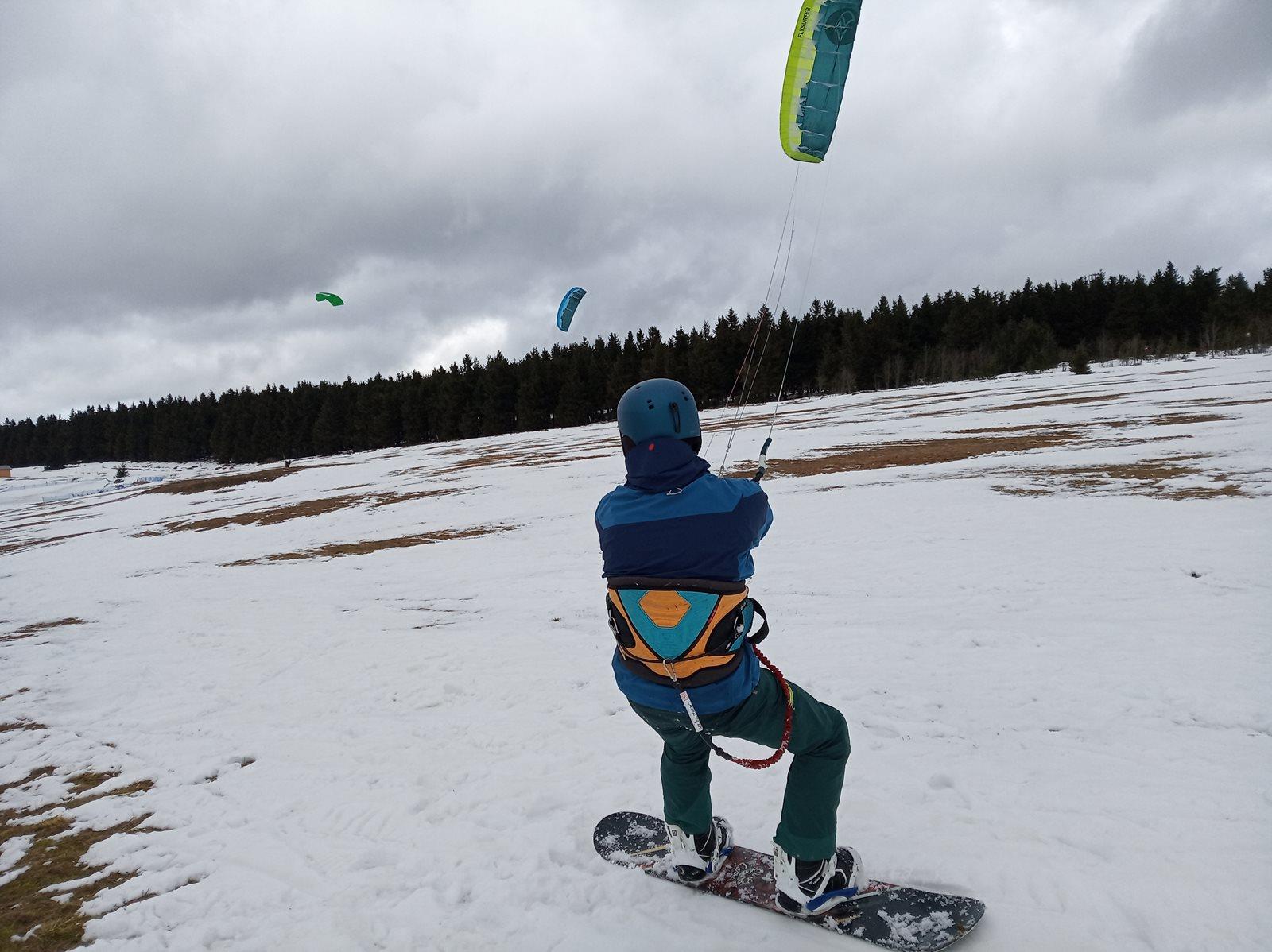 Snowkiting jako ideální příprava pro kitesurfing - Flysurfer Peak4